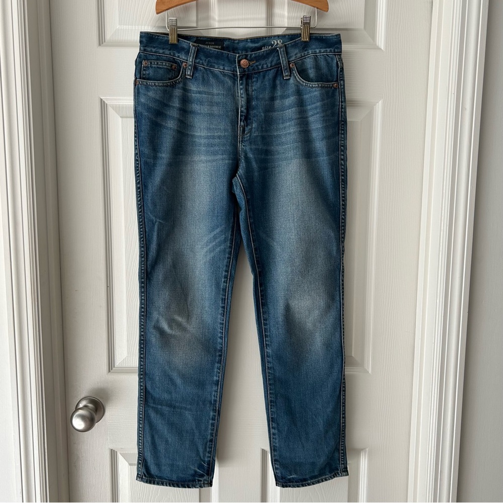 J. Crew Broken In Boyfriend Jeans Size 28